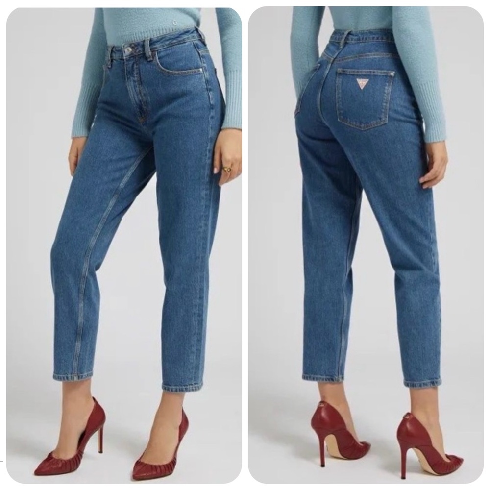 GUESS Jeans Women’s 31 Blue Mom Jean LIKE NEW